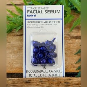 Concentrated Facial Serum with Retinol - 10 Capsules